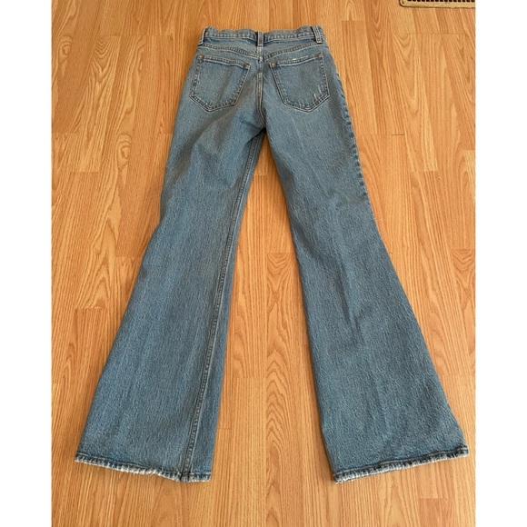 Abercrombie & Fitch Flare Jeans in Classic Blue - Picture 2 of 3